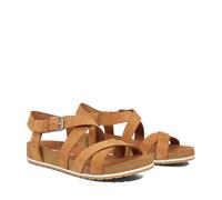 Timberland Malibu Waves Ankle Wide Sandals Brown EU 39 Woman