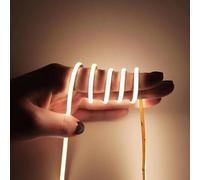 MALIIGAZA COB LED Strip Light 5m, Ultra-Thin Width 5mm LED Strip 12V Natural White 4000K Dimmable Flexible CRI>90 High Density 400LEDs/m for Bedroom Home Kitchen Decor (Power Supply Not Included)