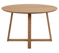 Malika Oak 4 Seater Round Dining Table