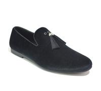 Malin Cyrus Kids Boys Slip On Shoes | Slip On Shoes | Black | UK Size 2