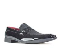 Malin Glenn Men's Slip On Shoes | Slip On Shoes | Black | UK Size 9
