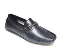 Malin Patrick Men's Loafers Men's | Slip On Shoes | Black | UK Size 6