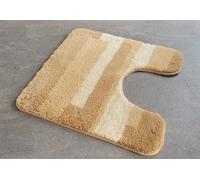 Malina Berber Beige Toilet Mat with Cutout 55x55cm. Pile Height: 20mm