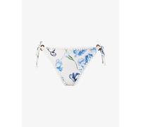 Malina Womens Malina Roselyn Floral-Print Bikini Bottom Tulip Blue M