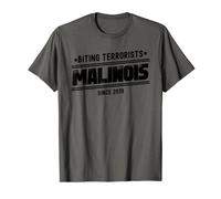 Malinois Biting Terrorists K9 Military K-9 T-Shirt