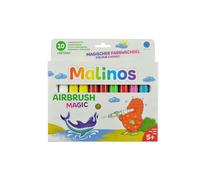 MALINOS 300968 Magic Pack of 10 Including 4 Stencils Airbrush