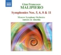 MALIPIERO/MOSCOW SYMPHONY ORCHESTRA/DE ALMEIDA: SYMPHONIES NOS 5 6 8 & 11 - CD