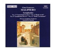 Malipiero: Symphonies Nos. 5, 6, 8 & 11