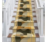runrug Stair Runner Carpet - Durable, Non-Slip, 5.4mm - 'Malis' in Light Brown | Size: 100 cm x 510 cm runrug Light Brown 100 cm x 510 cm