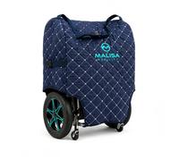 MALISA Padded Folding Wheelchair Travel Bag - Heavy Duty Waterproof Carry Case for Folding Mobility Scooters & Wheelchairs - Suitcase-Style Rolling Mode (Large)