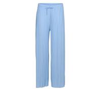 Malito 883 Women's Pleated Trousers - Loose Soft Flowing Chiffon Trousers - Long Summer Trousers - Trendy Marlene Trousers, baby blue, S-M