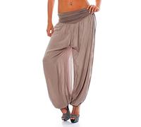 Malito Bloomers Aladin Harem Pants Boyfriend Pants Baggy Yoga 1482 Women One Size (Fango)