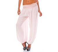 Malito Bloomers Aladin Harem Pants Boyfriend Pants Baggy Yoga 1482 Women One Size (Rose)