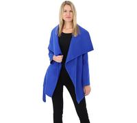 malito short Coat in the Waterfall-Design Jacket Trenchcoat Fleece Dufflecoat 3041 Women One Size
