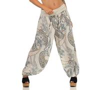 Malito Women Aladdin Pant Bloomer Harem 7185 (Beige)