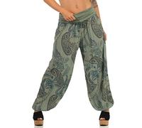 Malito Women Aladdin Pant Bloomer Harem 7185 (Olive)