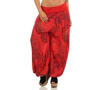 Malito Women Aladdin Pant Bloomer Harem 7185 (red)