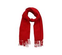 Malito - Women's Fashion Scarf - Soft Scarf Made of Viscose Cotton Blend - Long Winter Scarf Stole Plain Colours S600, red, One size