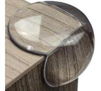 maliveo Premium Corner Protection and Edge Protection Transparent Plastic for Table and Furniture Corners - Bumper Protection for Babies and Children (Pack of 12, Round)