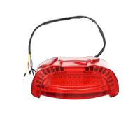 MALIYAE Starter Motorcycle 12v LED TailLight Rear Brake Lamp Turn License Plate Light For Cafe Racer For Bobber(Red)