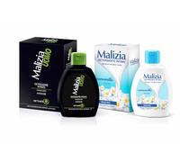 Malizia Italian Intimate Wash Bundle for Men & Women - Vetiver & Chamomile (2 Pack), Made in Italy