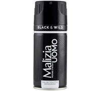 Malizia Uomo Black and Wild Deodorante, 150 ml