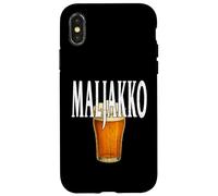 MALJAKKO beer lover and enthusiast Finnish word for pint Case for iPhone X/XS