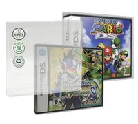 MALKO 10 PACK Video Game Protector Compatible with Nintendo DS Game Case | Clear Plastic Sleeve Cover