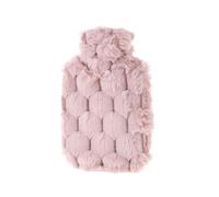 Mall Hot Water Bottle with Plush Cover, Heat Pack for Pain (Pink) | Skin-friendly, compact and portable, leak-proof and durable, perfect for relieving chills, soothing menstrual discomfort