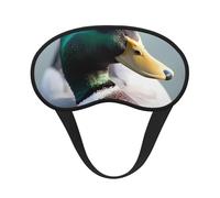 Mallard Drake Blackout Sleep Mask - Soft Adjustable Eye Mask for Full Light Blocking, Deep Sleep, Travel & Relaxation