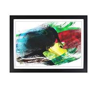 Mallard Duck (3) V2 Framed Print | A2 Black Framed Wall Art | Ready to Hang | Modern Animal Picture | Living Room Bedroom Lounge Office