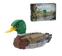 Mallard Duck Building Set, MOC-199926 Duck Animal Collection Bricks for Home or Office Decor, STEM Building Blocks Gifts for Adult＆ Youth (301PCS)