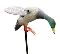 Mallard Duck Decoys - Wing Motion Hunting Set, Realistic Waterfowl Attraction Tool | Battery Powered Remote Control Flexible Design Easy Install System For Fast Setup Outdoor Field Lake