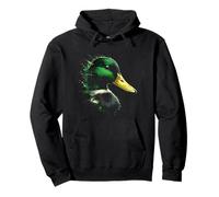 Mallard Duck Food Stuffed Animal Plush Mallard Duck Lover Pullover Hoodie