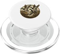 Mallard Duck Hunting Vintage Wildlife Waterfowl Marsh PopSockets PopGrip for MagSafe