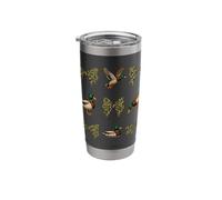 Mallard Ducks and Camo Bows Nature Hunter Wilderness Stainless Steel Insulated Tumbler