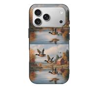 Mallard Ducks Flying Over The Water TPU Phone Case Protective Cover Compatible with iPhone 17/17 Air/17 Pro/17 Pro Max