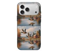 Mallard Ducks Flying Over The Water TPU Phone Case Protective Cover Compatible with iPhone 17/17 Air/17 Pro/17 Pro Max