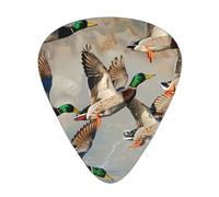 Mallard Ducks Printed Custom 12 Pieces Guitar Pick In A Box,The Pick Makes Sound Clear, Ukulele, Electric Bass (0.46 0.71 0.96mm)
