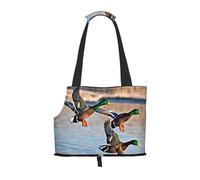 Mallard Ducks Printed Foldable Pet Bag - Portable Puppy Cat Travel Handbag Tote,Pet Carrier Backpacks.