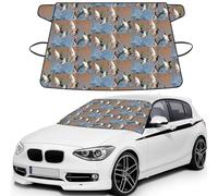 Mallard Ducks Waterproof Car Windshield Snow Cover, Printed Windshield Cover for Ice, Snow & Sun, Universal Size 69x42.5'', Suit for Most Vehicles