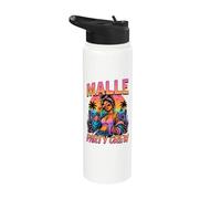 Malle Party Crew Summer Vacation Mallorca Stainless Steel Insulated Water Bottle