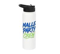 Malle Party Crew Vacation Mallorca Stainless Steel Insulated Water Bottle