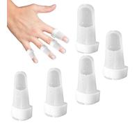 Mallet Finger Splint,5PCS Trigger Finger Splint,Finger Splints for Arthritis,Finger Support for Adjustable Finger Immobilizer,Finger Splints for Dip Joint Support Brace Protection Fracture Pain(White)