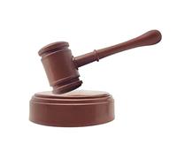 Mallet For Meetings | Judicial Deck & Anvil - Desktop Accessory For Judicial Auction Simulations For Law Graduates And Lawyers