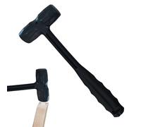 Mallet Hammer - 100g Mini Glazing Hammer, Durable DIY Tool, Pp Construction, Black and Blue | Ideal for Shelves, Furniture Assembly, Tent Setup, Lightweight, Hole for Easy Storage