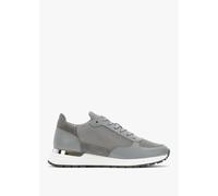 MALLET Mens Popham Lite Grey Silver Trainers Mens Shoe Size: 10, Colour: Grey Fabric