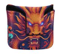 Mallet Putter Covers Magnetic Dragon Colorful