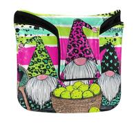 Mallet Putter Head Covers Magnetic Snap Putter Headcovers for Mallets and Square PU Leather Waterproof Cute Pickball Gnome