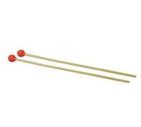 Mallets, pair, plastic shaft, 30 x 0.6 mm., 20 mm. head, hard red rubber